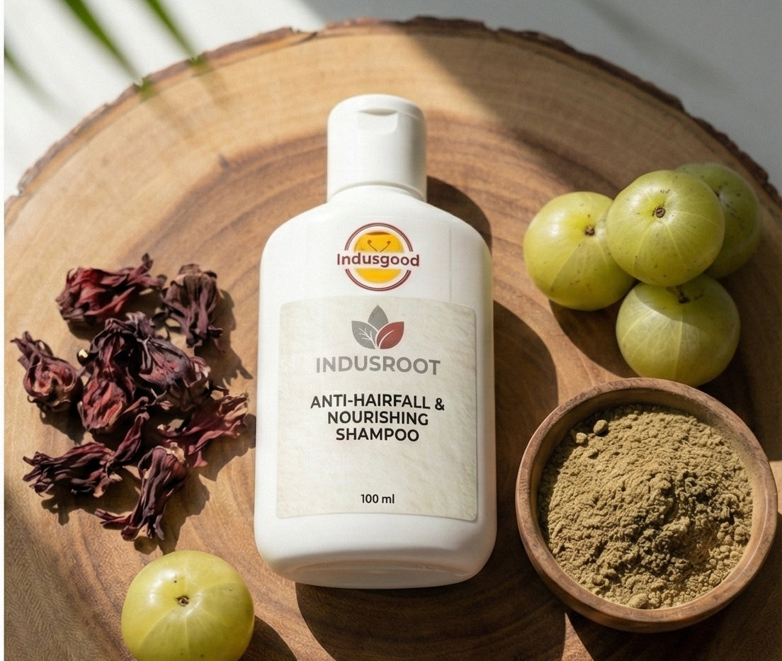 Indusroot Natural Anti-Hairfall & Nourishing Shampoo | 100ml
