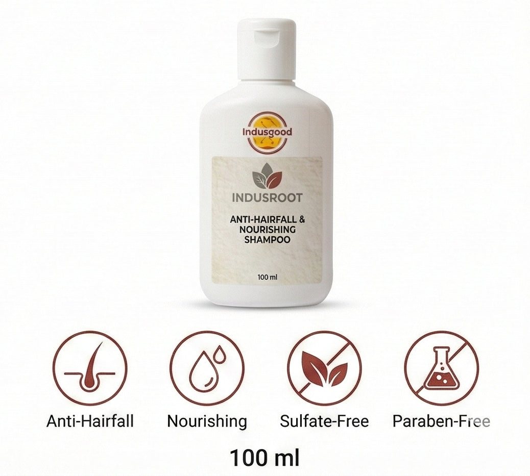 Indusroot Natural Anti-Hairfall & Nourishing Shampoo | 100ml